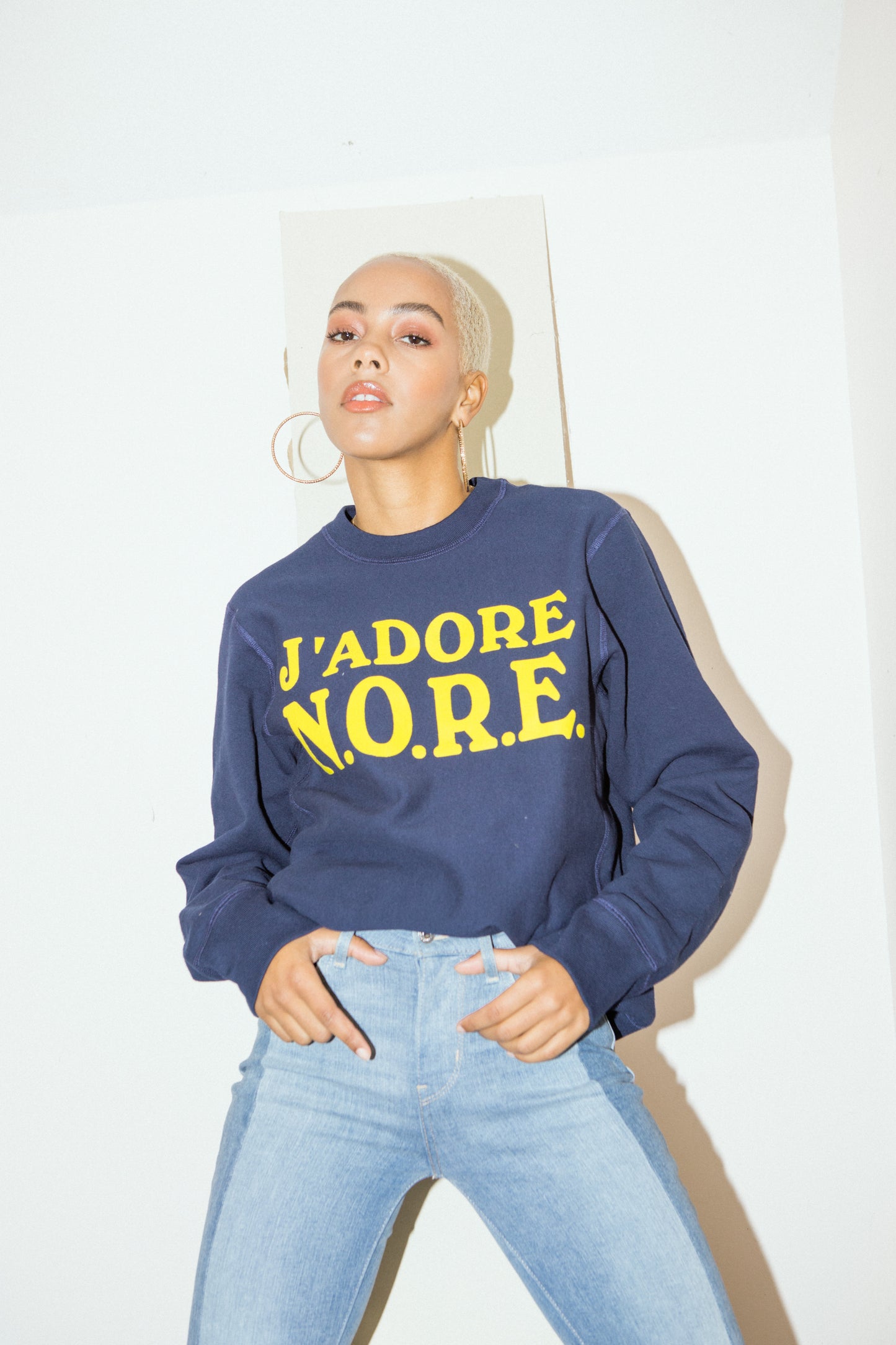 J'ADORE N.O.R.E. CREWNECK